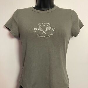 Women's Green Tennis Club T-Shirt